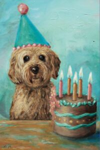 Tarjeta Spring 2025 - "Perrito de Cumpleaños"