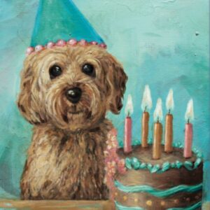 Tarjeta Spring 2025 - "Perrito de Cumpleaños"