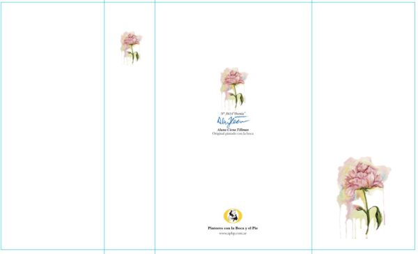 Tarjeta Papel Carta Spring 2025 - "Peonía"