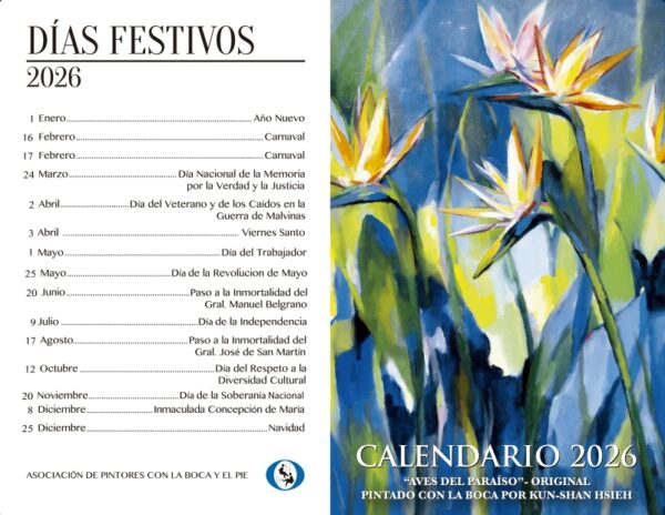 Calendario de Bolsillo 2026